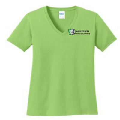 Port & Company Ladies Core Cotton V-Neck Tee Thumbnail